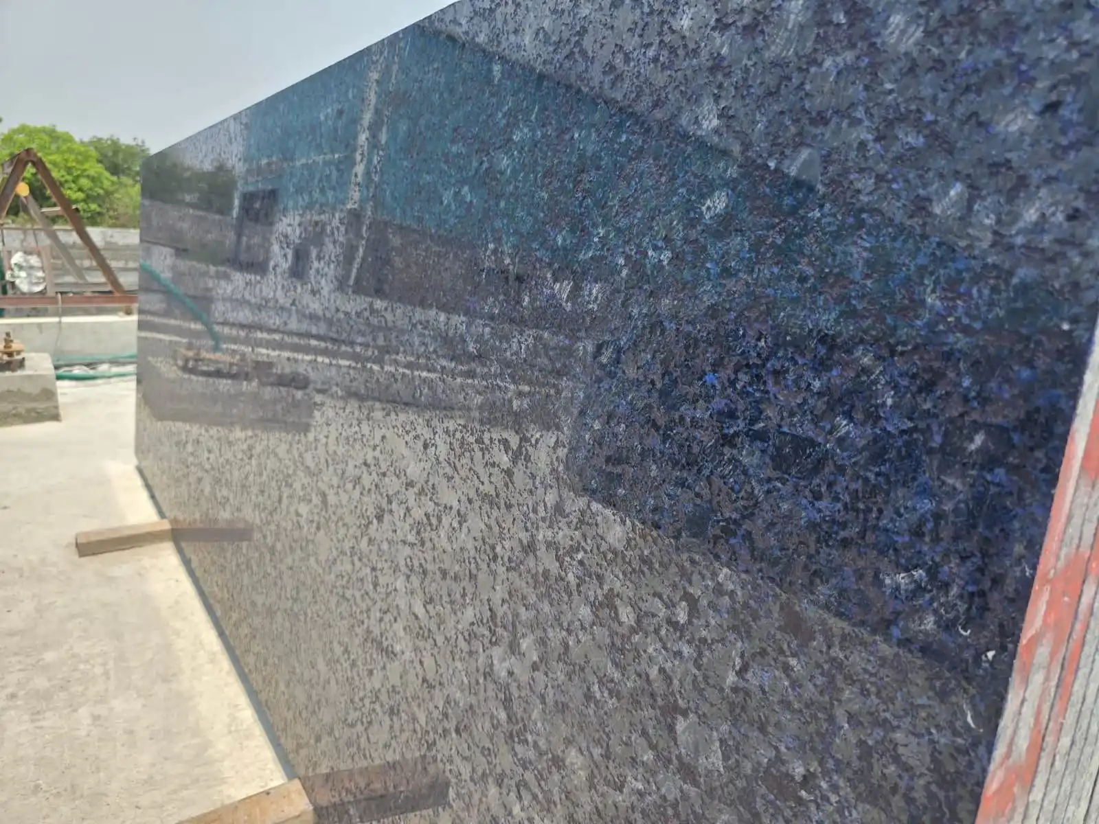 Natural granite selected for commercial and infrastructure use